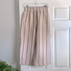 Madewell wide leg linen pants